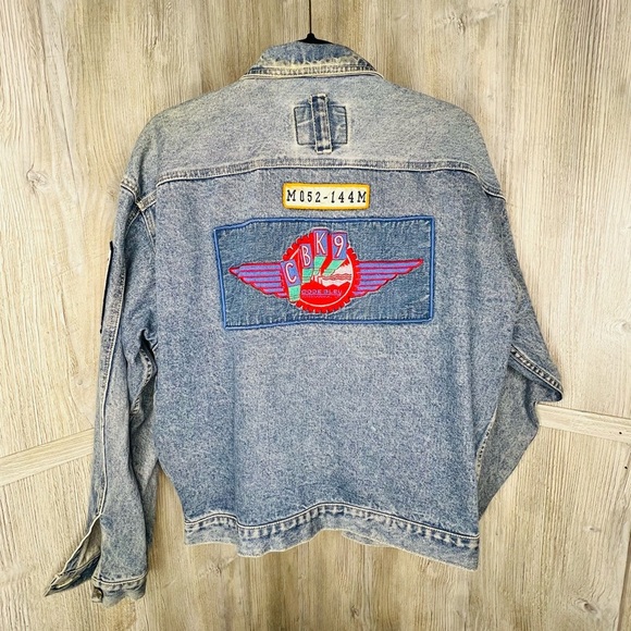 Code Bleu Vintage Denim Patch Jacket - Picture 7 of 10